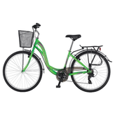 Salcano Bodrum Unisex 26 Jant 21 Vites 41 cm Kadro Yeşil Şehir Bisikleti