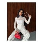 salome butik FUL DANTEL BLUZ