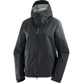 Salomon Outerpath Waterproof Kadın Siyah Yağmurluk - XS