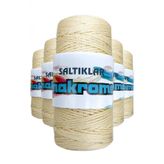 Saltıklar 270 Krem 100 gr 5 Adet Polyester Makrome İpi