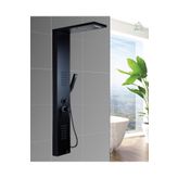 Sam Banyo Sam Niagara Black Style Duş Paneli, Masajlı Duş Seti, Dikey Jakuzi, Robot Duş