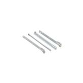 Samet 550 mm Beyaz Bantlı Çekmece Rayı