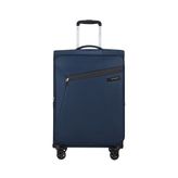 Samsonite Lacivert Unisex Çekçekli Kumaş Valiz LITEBEAM-SPINNER 66/24 EXP