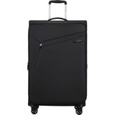 Samsonite Siyah Çekçekli Kumaş Valiz Lıtebeam-Spınner 77/28 Exp