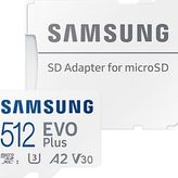 Samsung Evo Plus MB-MC512KA Class 10 UHS-I U3 A2 V30 512 GB Micro SD Kart