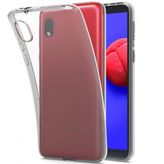 Samsung Galaxy A01 Core Kılıf Şeffaf Silikon Lüx
