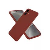 Samsung Galaxy A06 Kılıf First Silikon - Bordo