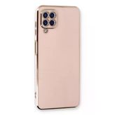 Samsung Galaxy A22 Kılıf Volet Silikon - Pembe