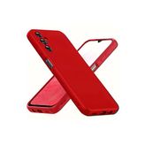 Samsung Galaxy A34 5G Kılıf First Silikon - Kırmızı