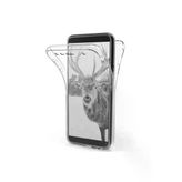 Samsung Galaxy J6 Plus Çift Taraflı Silikon Kılıf Şeffaf