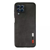 Samsung Galaxy M33 Kılıf Loop Deri Silikon - Siyah - Siyah
