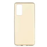 Samsung Galaxy S20 Premium Silikon Kılıf Gold