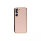 Samsung Galaxy S23 Plus Kılıf Volet Silikon - Pembe