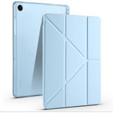 Samsung Galaxy Tab A9+ Plus / A11+ Plus Uyumlu Üçgen Standlı Uyandırma Fonksiyonlu Tablet Kılıfı - Bebe Mavisi