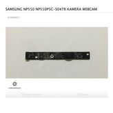 Samsung Np550 Np550p5c-S04tr Kamera Webcam