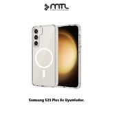 Samsung S23 Plus Şeffaf Magsafe Kılıf Mtl Safe