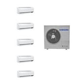 Samsung Wind Free Multi 1+5 Sistem (aj100txj5kh/ea) 7+7+7+7+24 Btu 10 Kw Dış Ünite Beyaz