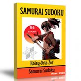 Samurai Sudoku Kitabı 86 - Enine Boyuna Eğitim