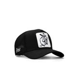 Samuray Logolu Siyah Trucker Şapka