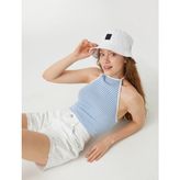 Şanal Crop Atlet Kroşe Halter Yaka