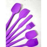 Şanal Makkam Home Silikon Spatula (6, Mor, M) - 0 - 19 L