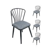 Sandalye Metal Delta 4 Adet Mutfak Sandalyesi
