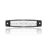 Sanel SBB12W6 Beyaz 12V Üniversal Parmak 6 Led Basamak