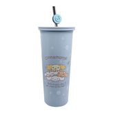 Sanrio Lisanslı Pipetli Paslanmaz Çelik Matara 800ML (Cinnammoroll)