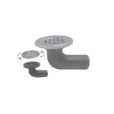 Saray Krom Flanşlı Plastik Yer Sifonu 38Mm