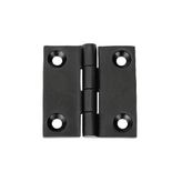 Saray Mat Siyah Krom Menteşe 38x38mm