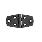 Saray Mat Siyah Krom Menteşe 76x76mm