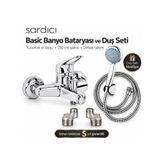 Sardıcı Basic Banyo Bataryası Ve Duş Seti Krom