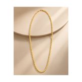 Sarezza Gold 14 Ayar Altın Pullu Zincir Kolye 3 mm