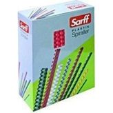 SARFF 12mm PLASTİK SPİRAL BEYAZ 100'LÜ (40-60syf)