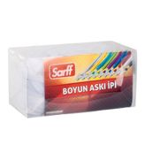 Sarff 50 Adet Beyaz Klipsli Askı İpi