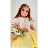 Sarı Kız Bebek Elbisesi,Doğum günü elbisesi, fotoğraf çekim elbisesi,0-12 Yaşa Uygun - 1 Yaş