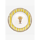 Sarı Porselen Pasta Tabağı 19 cm