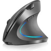 Sarjlı Dikey Ergonomik Kablosuz Mouse Fare Wireless 2000 Dpı 6 (Gri)