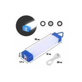 Şarjlı Mıklatıslı Işıldak 17 Cm Usb Ve Solar Panel İle