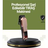 Şarjlı Saç Kesme Makinesi - 4 Kademeli Ayar, LCD Ekran ve Hızlı Şarj Desteği