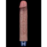 Şarjlı Titreşimli Platin Silikon Dildo 22.8 cm