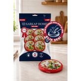 Sarkap Hijyenik Paketli 8'li 82 mm Klik Kavanoz Kapak - Sarı Şef