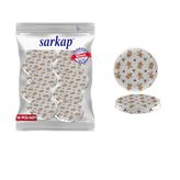 Sarkap Kavanoz Kapağı, 82mm, Hava Geçirmez, Sızdırmaz, Konserve için Uygun, 10'lu Paket (BeyazCookie)