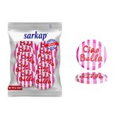 Sarkap Kavanoz Kapağı, 82mm, Hava Geçirmez, Sızdırmaz, Konserve için Uygun, 10'lu Paket (CiaoBellaPembe)