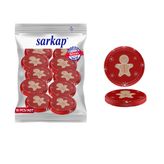 Sarkap Kavanoz Kapağı, 82mm, Hava Geçirmez, Sızdırmaz, Konserve için Uygun, 10'lu Paket (KırmızıCookie)