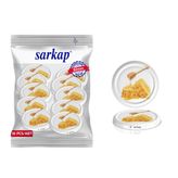 Sarkap Kavanoz Kapağı, 82mm, Hava Geçirmez, Sızdırmaz, Konserve için Uygun, 10'lu Paket (Petek)