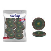 Sarkap Kavanoz Kapağı, 82mm, Hava Geçirmez, Sızdırmaz, Konserve için Uygun, 10'lu Paket (WishesYeşil)