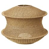 Sarkıt Lamba Abajur Başlığı, Natürel, 45 cm