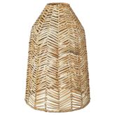 Sarkıt lamba abajur başlığı, rattan, 29 cm
