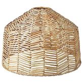 Sarkıt lamba abajur başlığı, rattan, 45 cm